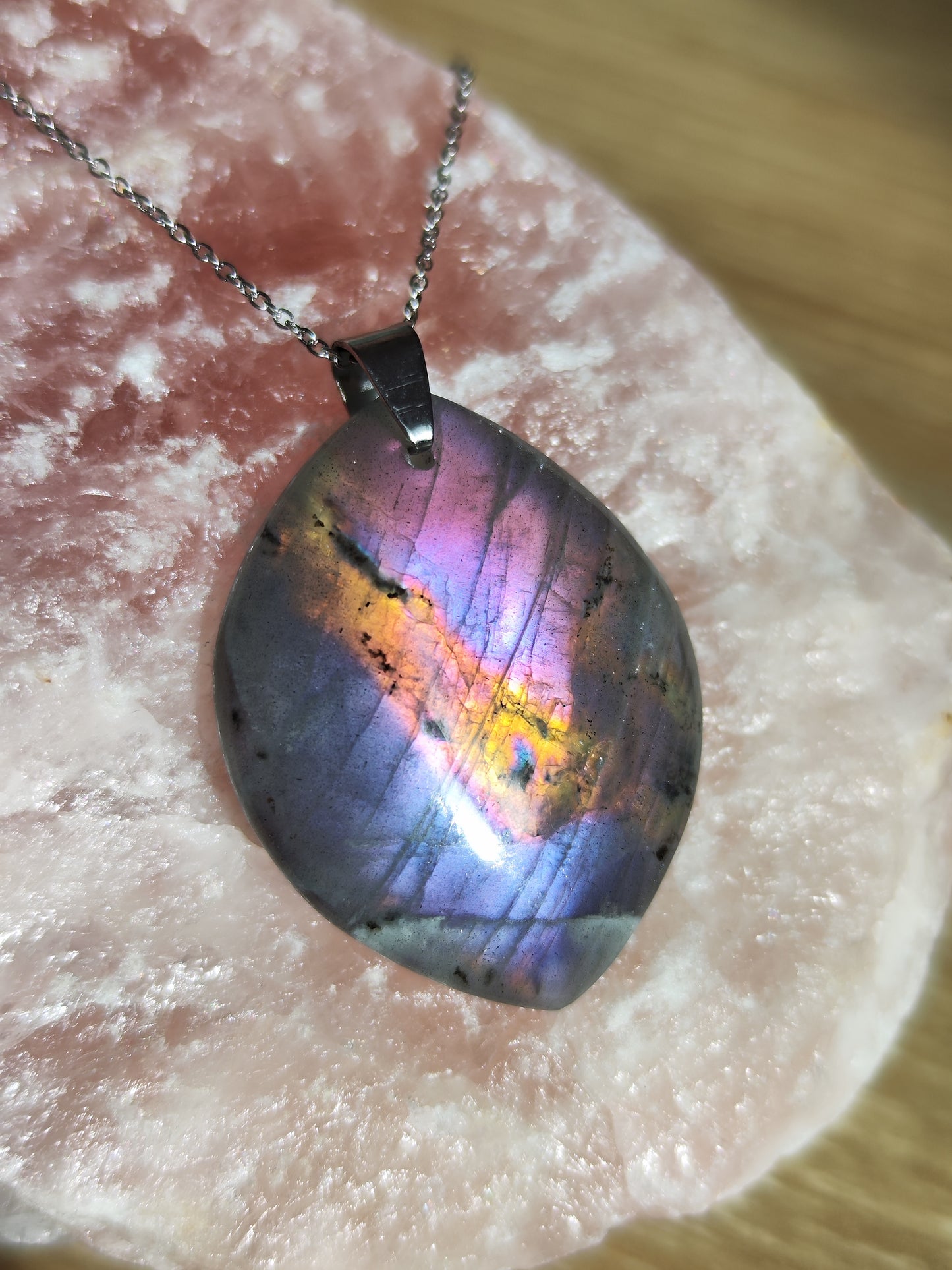 Pendentif Labradorite violette