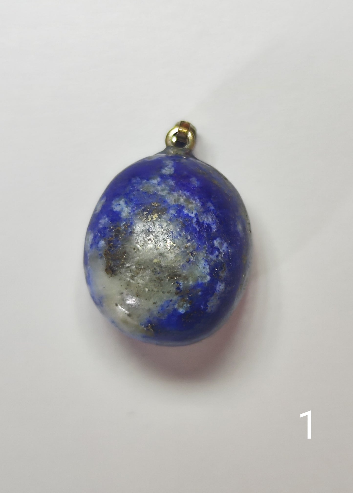 Pendentif pierre roulée Lapis Lazuli