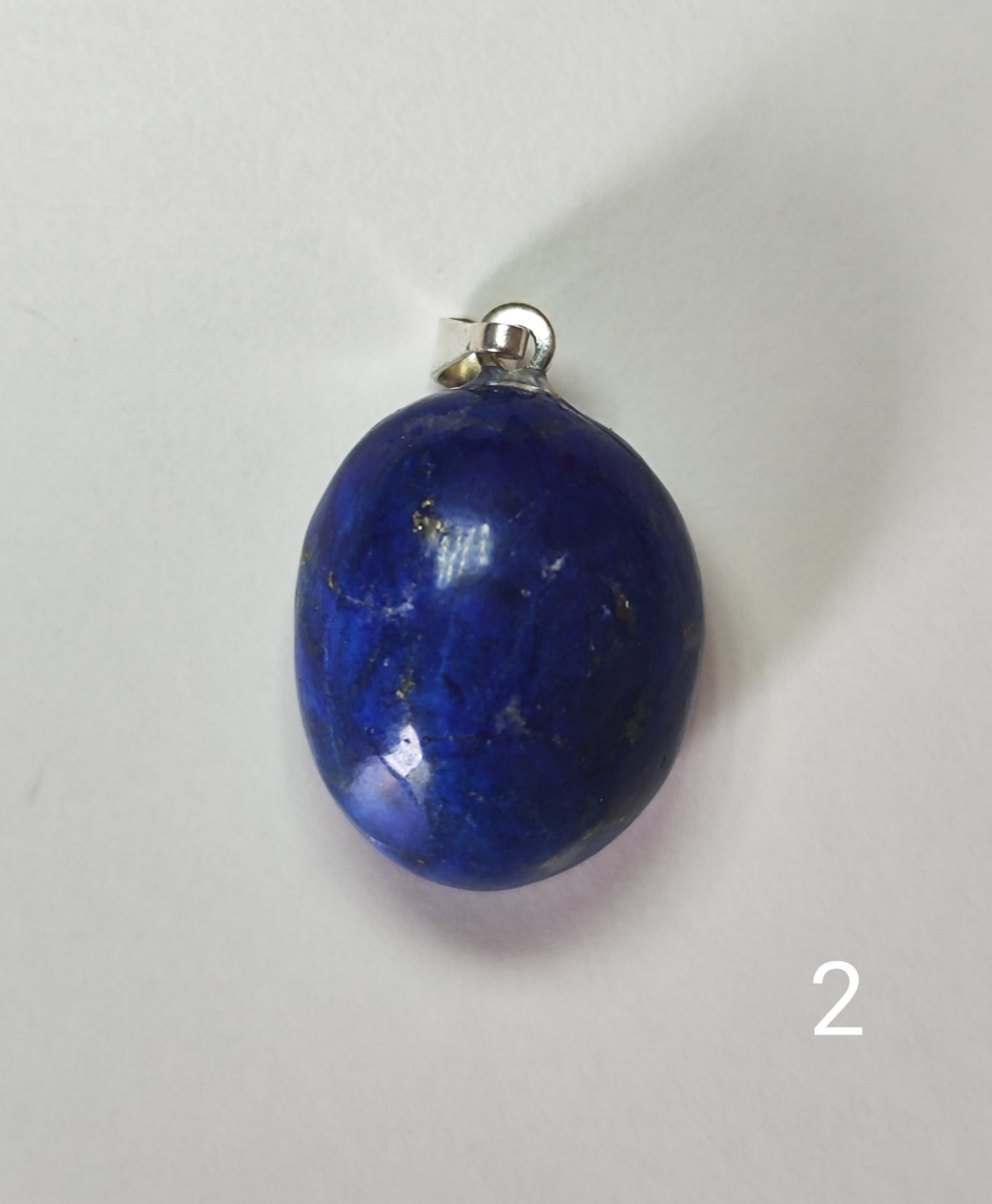 Pendentif pierre roulée Lapis Lazuli