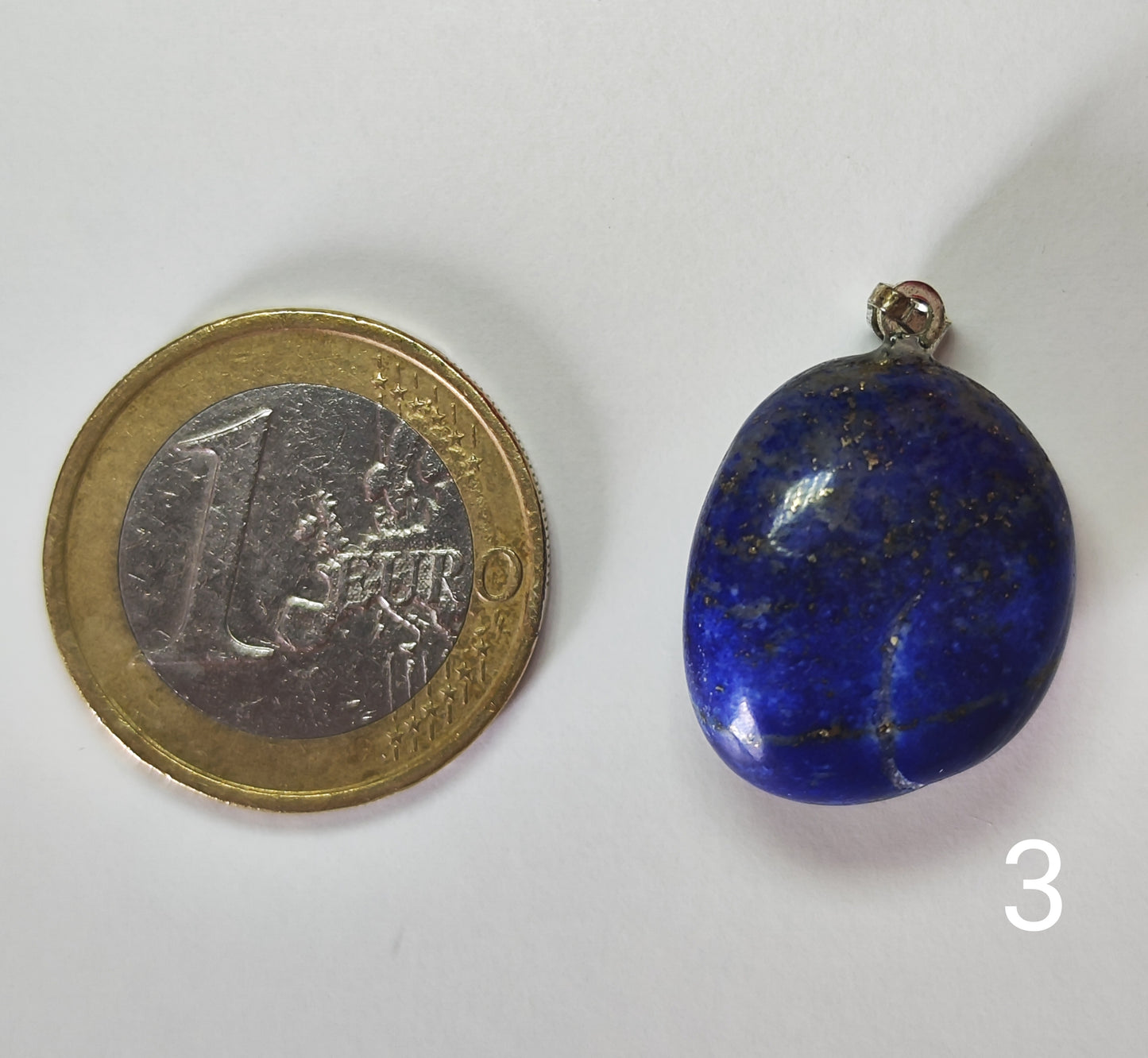 Pendentif pierre roulée Lapis Lazuli