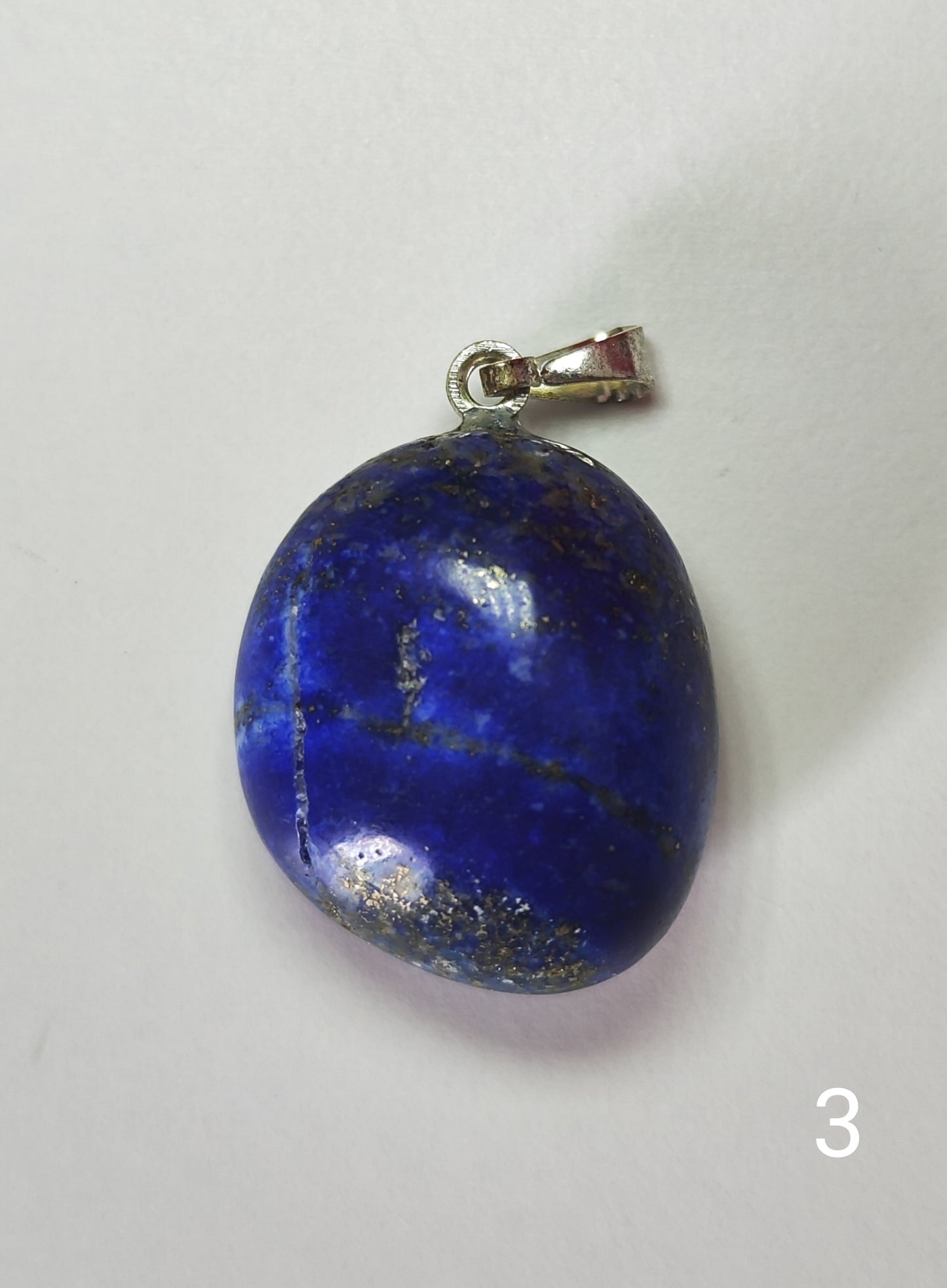 Pendentif pierre roulée Lapis Lazuli