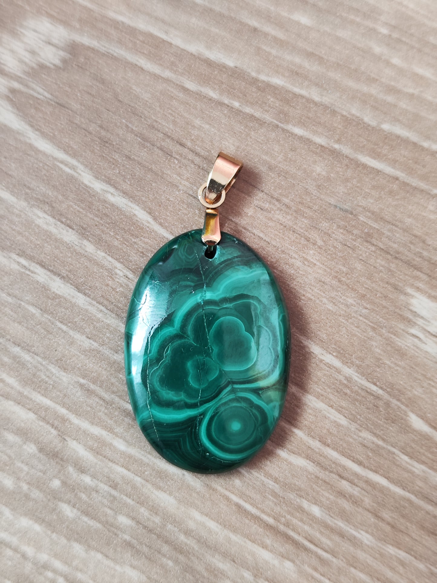 Pendentif en Malachite