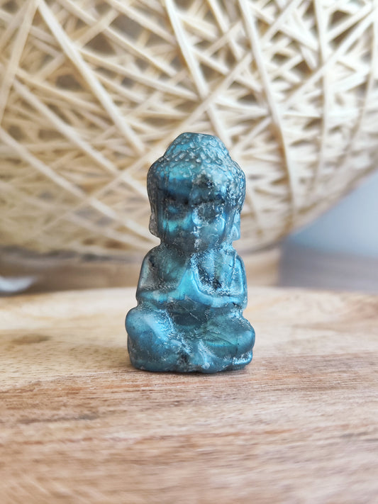 Bouddha en Labradorite